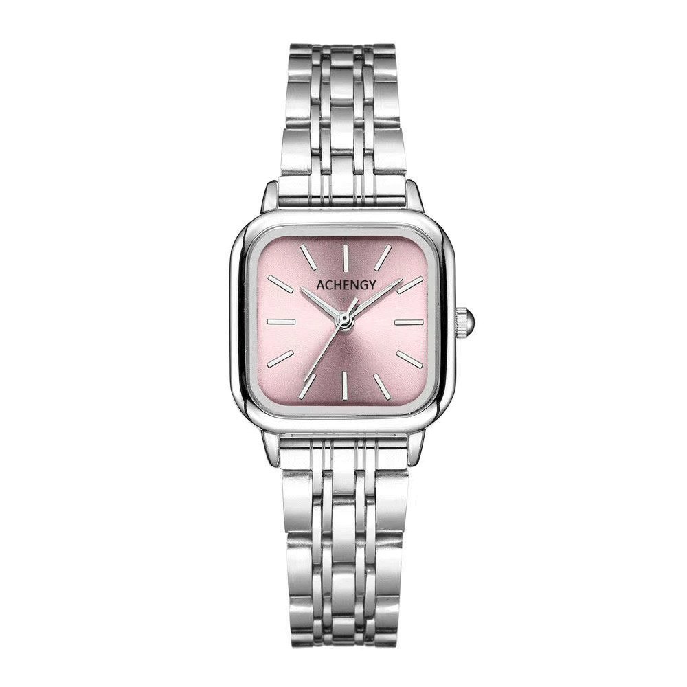 Luxury Watch For Women Fashion Stainless Steel Band Square Watch Elegant Waterproof Ladies Quartz Watch Reloj